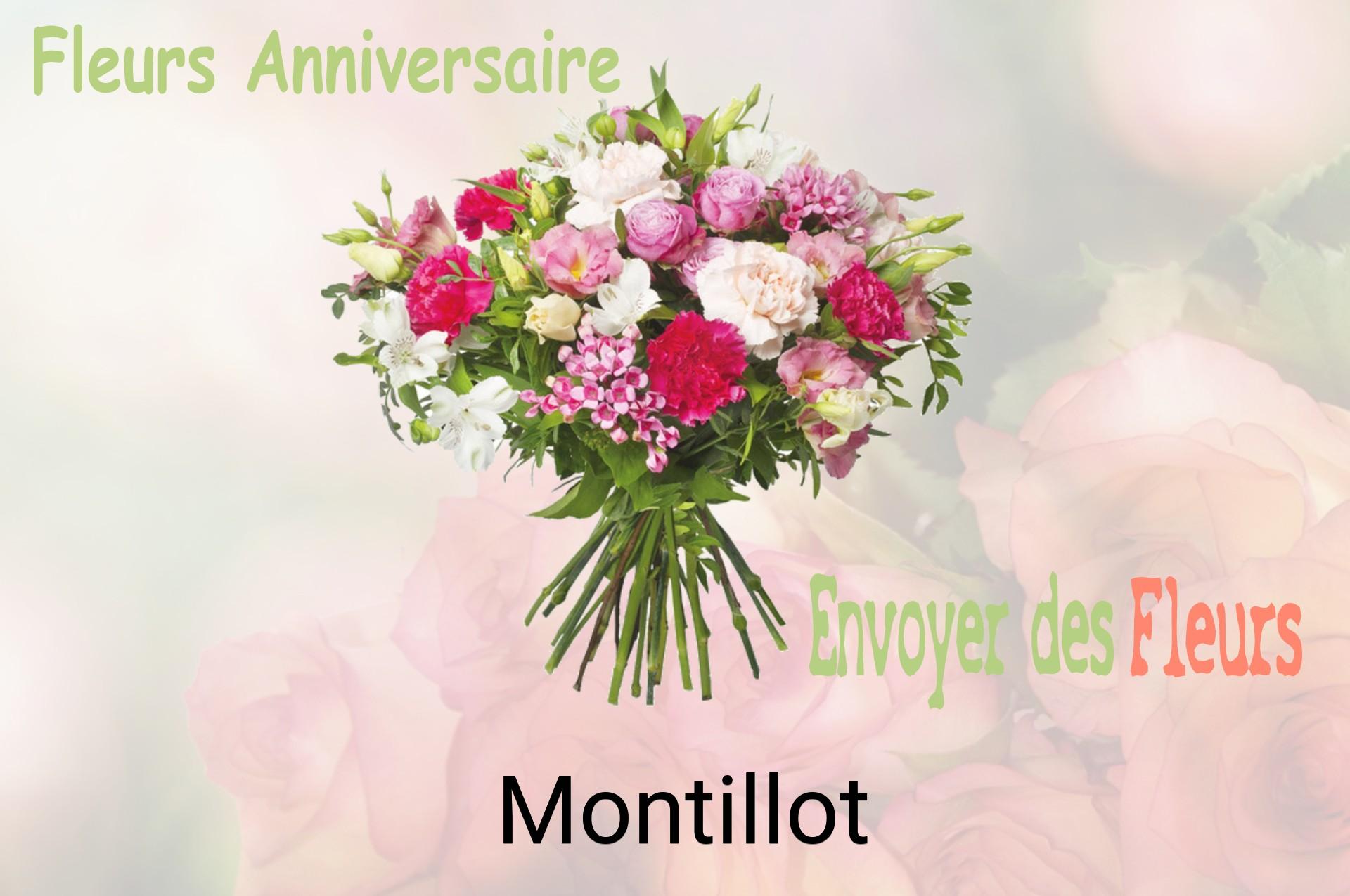 Bouquet de fleurs d’anniversaire livré à Montillot