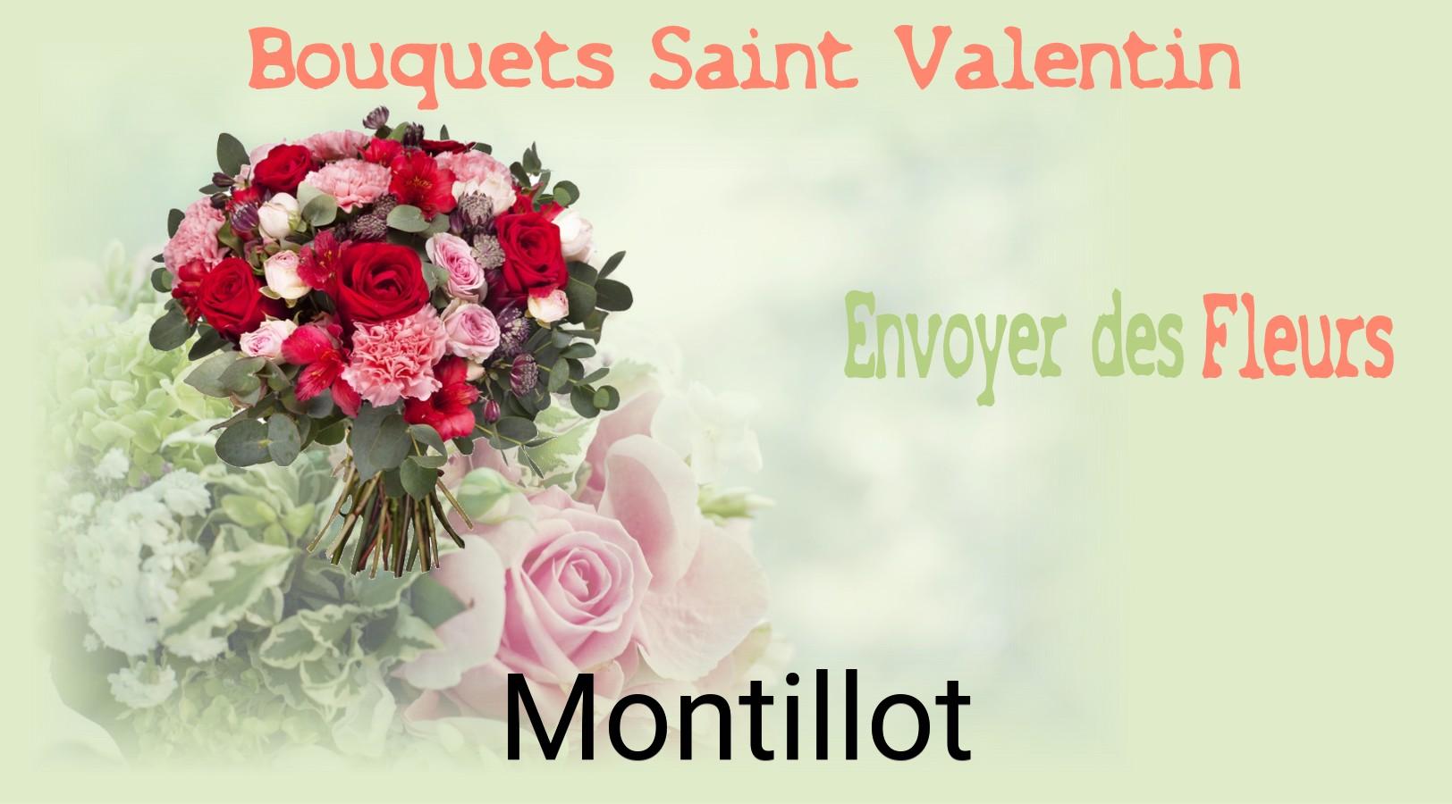 Roses de Saint-Valentin livrées à Montillot